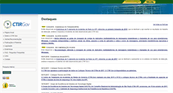 Desktop Screenshot of ctir.gov.br